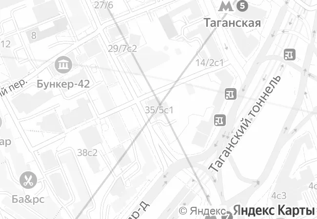 Карта: Таганская, Гончарная улица, 35/5, стр. 1